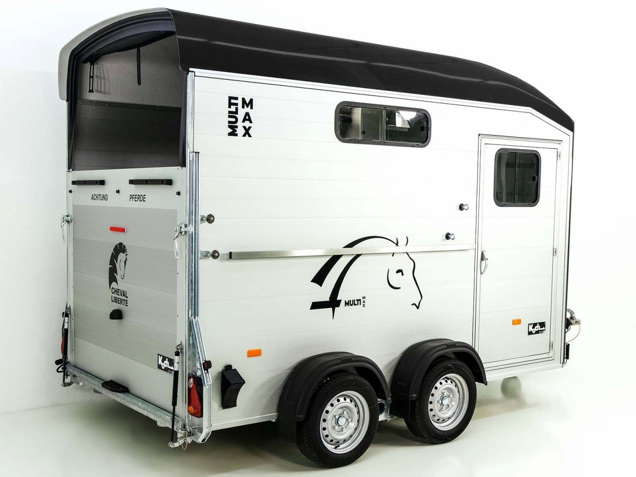 Cheval Liberté Reboque para cavalos Multi Max 2, preto-Novo - Image 5