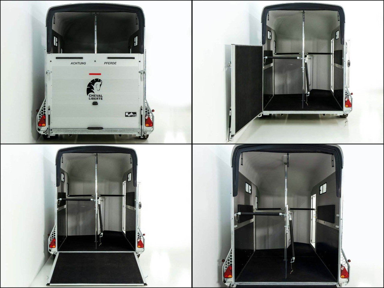Cheval Liberté Reboque para cavalos Multi Max 2, preto-Novo - Image 9