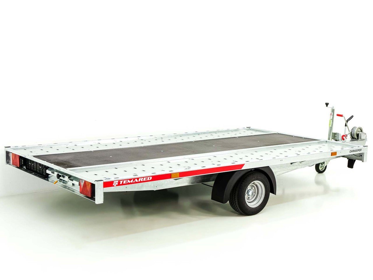 Temared Reboque porta-veículos Carkeeper 190x360cm 1,5t-Novo - Image 7