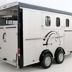 Cheval Liberté Reboque para cavalos Maxi 4, 4 Cavalos, Pullman-Trem de rodagem, 100km/h, gris-Novo