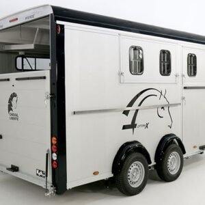 Cheval Liberté Reboque para cavalos Maxi 4, 4 Cavalos, Pullman-Trem de rodagem, 100km/h, preto-Novo