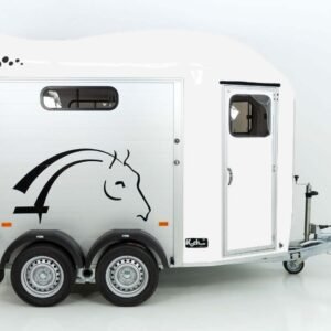Cheval Liberté Reboque para cavalos GOLD 3, Premium, Pullman 2, Arreios, branco-Novo