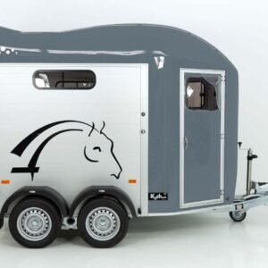 Cheval Liberté Reboque para cavalos GOLD 3, Premium, Pullman 2, Arreios, gris-Novo