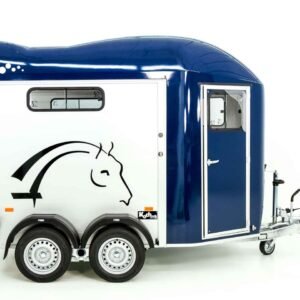 Cheval Liberté Reboque para cavalos GOLD 3, Premium, Pullman 2, Arreios, azul-Novo