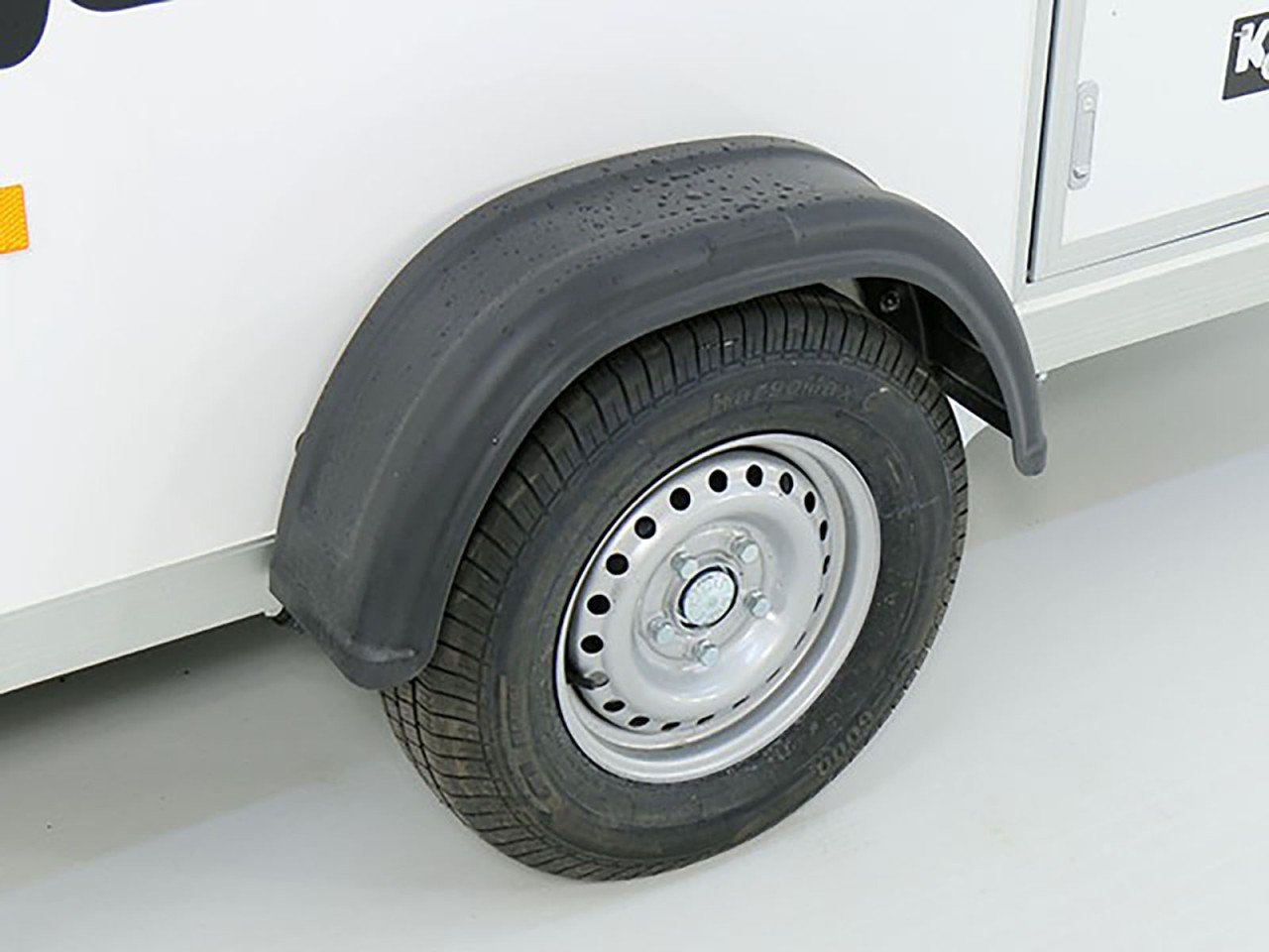 Debon Reboque fechado Cargo 1300 Vollpoly 150x290cm H:160cm, Porta, branco-Novo - Image 12