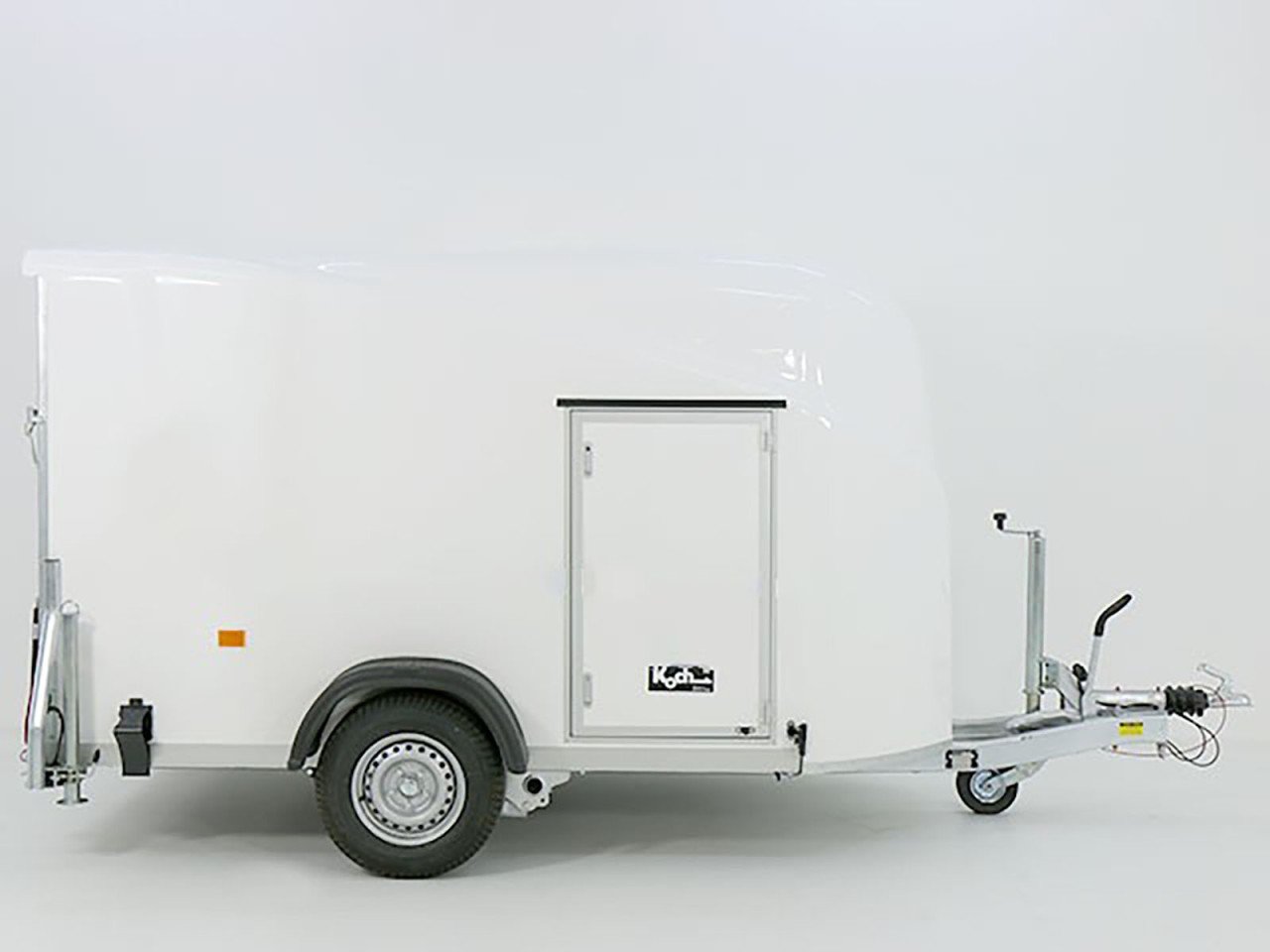Debon Reboque fechado Cargo 1300 Vollpoly 150x290cm H:160cm, Porta, branco-Novo - Image 7