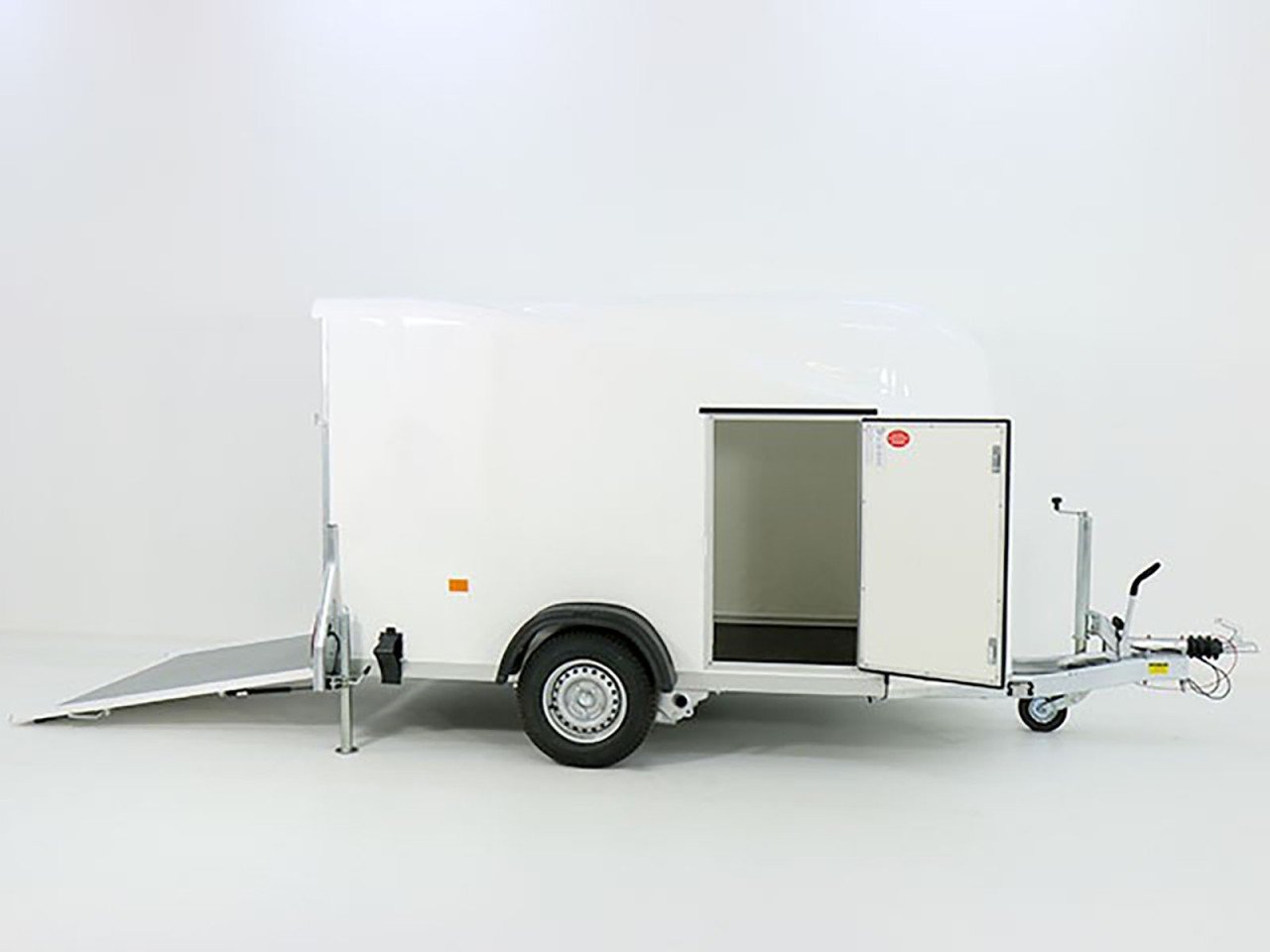 Debon Reboque fechado Cargo 1300 Vollpoly 150x290cm H:160cm, Porta, branco-Novo - Image 9