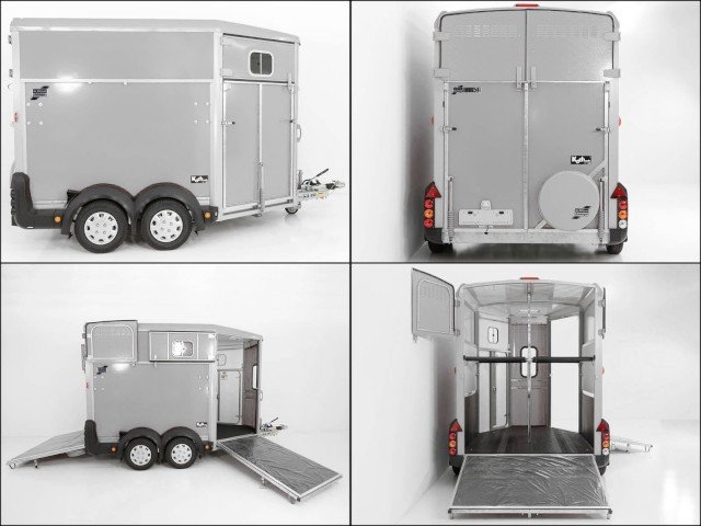 Ifor Williams Reboque para cavalos HB511-plata-Saída frontal-Novo - Image 13