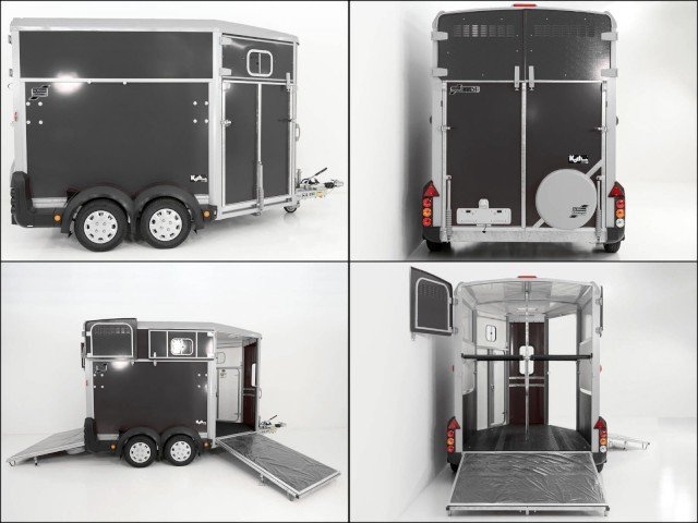 Ifor Williams Reboque para cavalos HB511-antracita-Saída frontal-Novo - Image 13