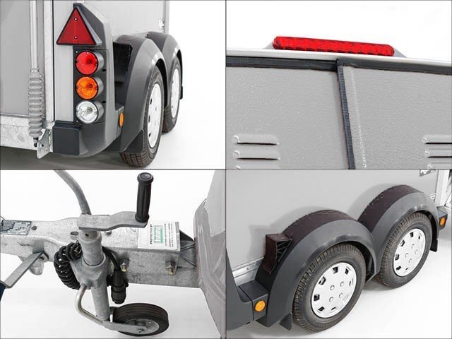 Ifor Williams Reboque para cavalos HB403-1,5er-plata-Novo - Image 12