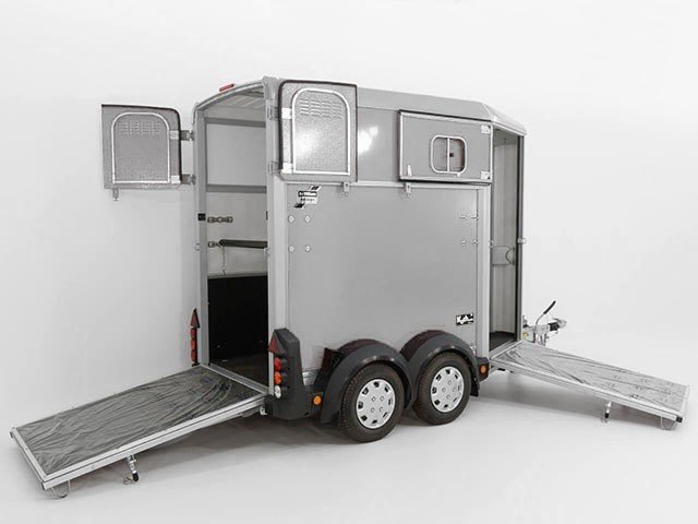Ifor Williams Reboque para cavalos HB403-1,5er-plata-Novo - Image 4