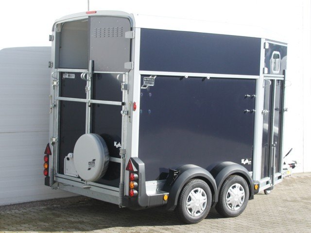 Ifor Williams Reboque para cavalos HB511-Portones traseros-Combinación de puertas-preto-Novo - Image 10