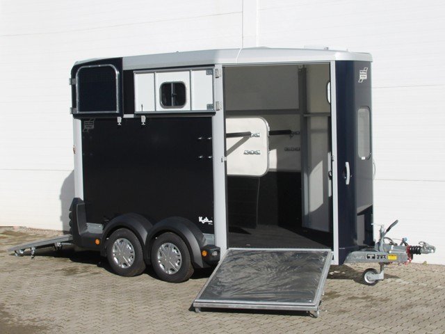 Ifor Williams Reboque para cavalos HB511-Portones traseros-Combinación de puertas-preto-Novo - Image 3