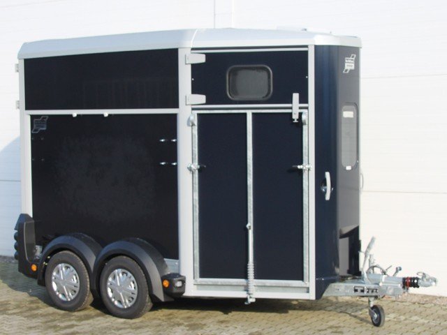 Ifor Williams Reboque para cavalos HB506-Saída frontal-Combinação de portões-preto-Novo - Image 3