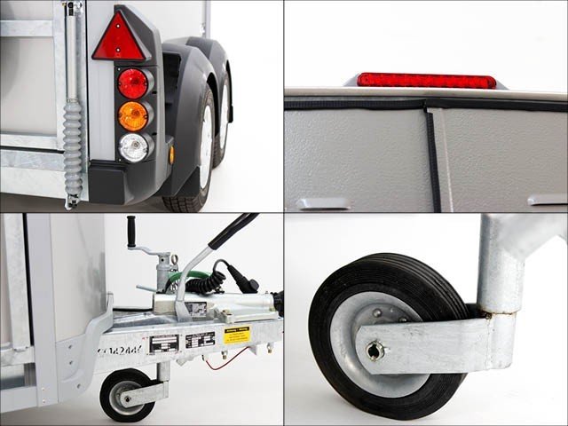 Ifor Williams Reboque para cavalos HB506-Saída frontal-Combinação de portões-plata-Novo - Image 11