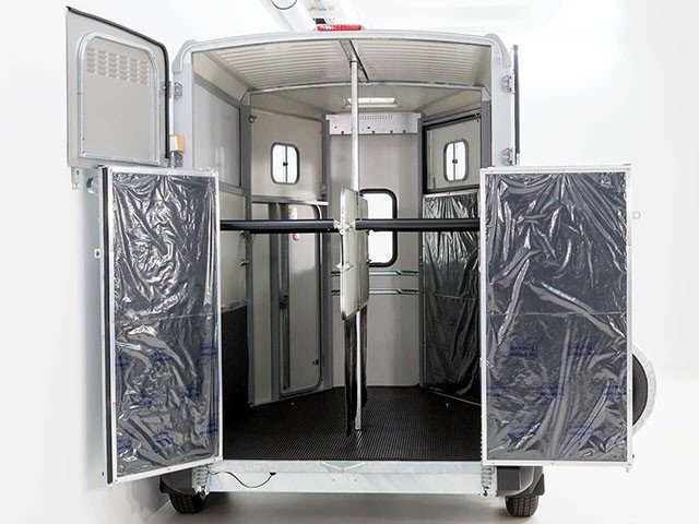 Ifor Williams Reboque para cavalos HB506-Saída frontal-Combinação de portões-plata-Novo - Image 5