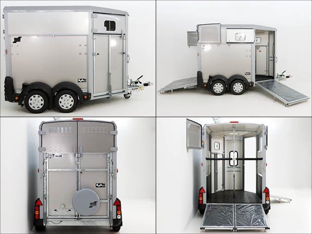 Ifor Williams Reboque para cavalos HB506-Saída frontal-Combinação de portões-plata-Novo - Image 7