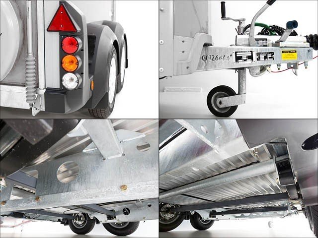 Ifor Williams Reboque para cavalos HB506-Arreios-Prateado-Novo - Image 12