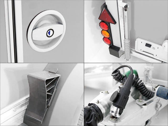 Ifor Williams Reboque para cavalos HB506-Arreios-Prateado-Novo - Image 14