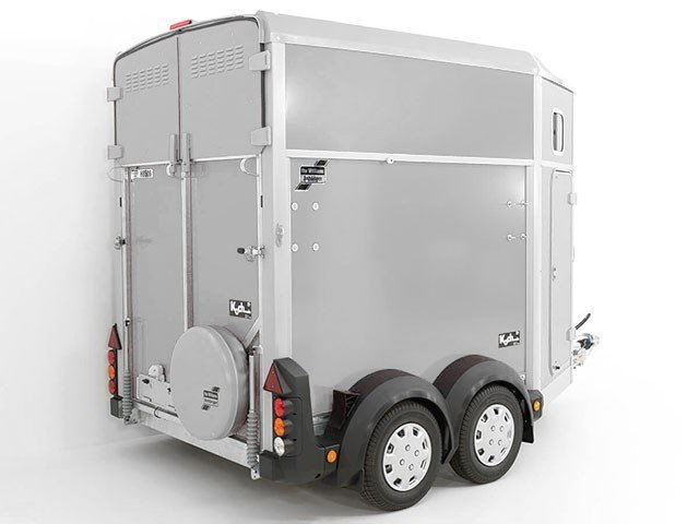Ifor Williams Reboque para cavalos HB506-Arreios-Prateado-Novo - Image 3