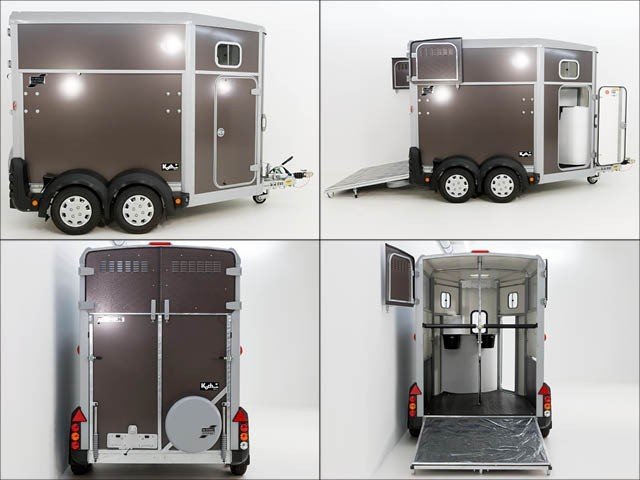 Ifor Williams Reboque para cavalos HB506-Arreios-antracita-Novo - Image 10